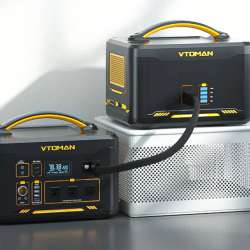 VTOMAN Jump 1800 with solar panel, extended battery, and jump starter review