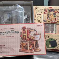 ROKR Dream Gift Factory Wooden Music Box kit review