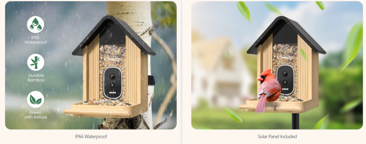 VINGUYS Smart Bird Feeder 13