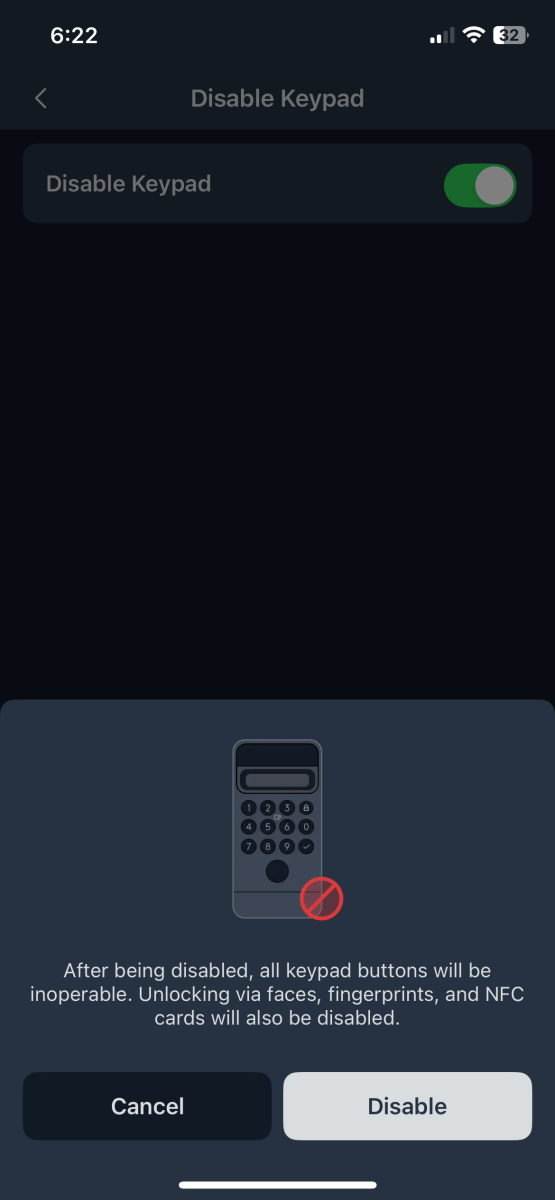 SwitchBot Lock Ultra and Keypad Vision Combo 79