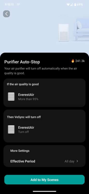 levoit everest air smart air purifier 42e