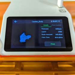 piocreat halot x1 resin 3d printer 35