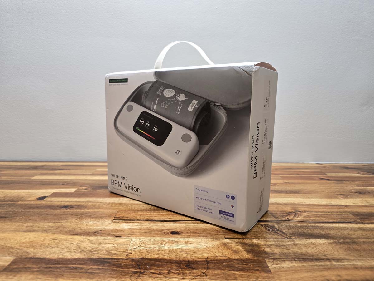 Withings BPM Vision smart blood pressure monitor review The Gadgeteer