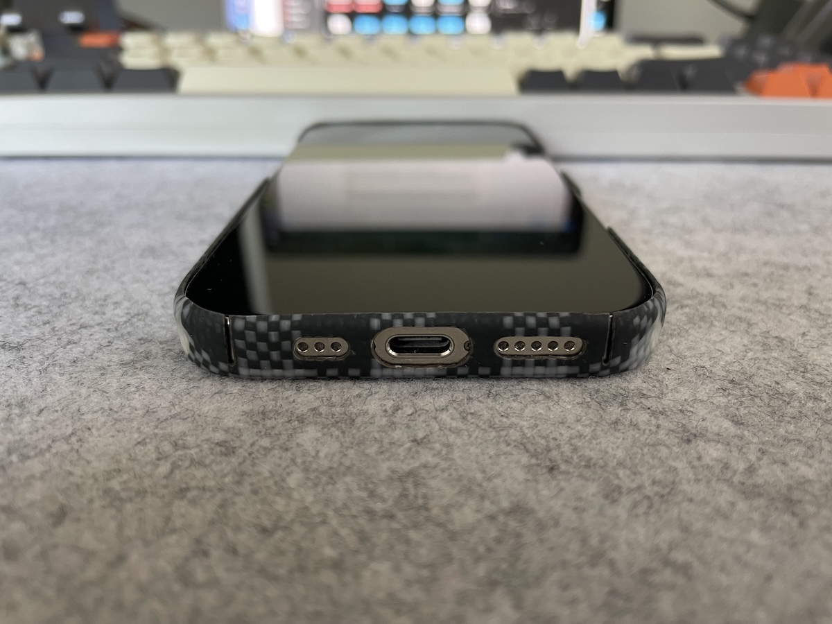 IPhone 16 Pro Max MagSafe Case | IPhone 16 Pro Max Aramid Fiber Case | Azure Blue - View #6