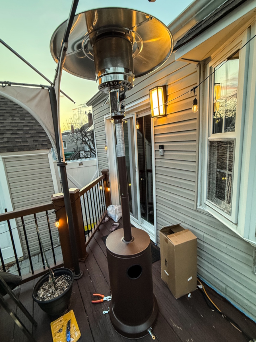 East Oak Torch Propane Patio Heater 10