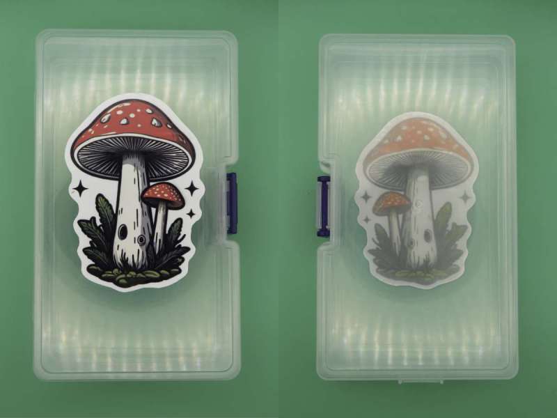 asub sticker glossy sides
