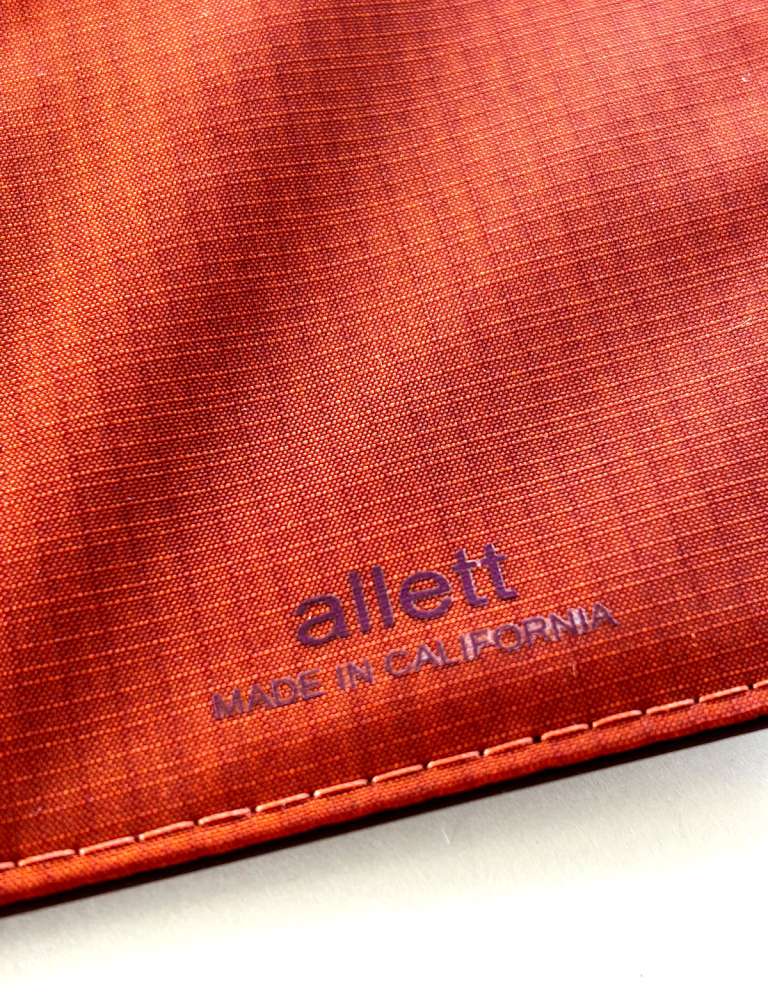 Allett Travel Wallet – Thin RFID Blocking Bifold For Passport & Cards | Water-Resistant Nylon | Men & Women - View #4