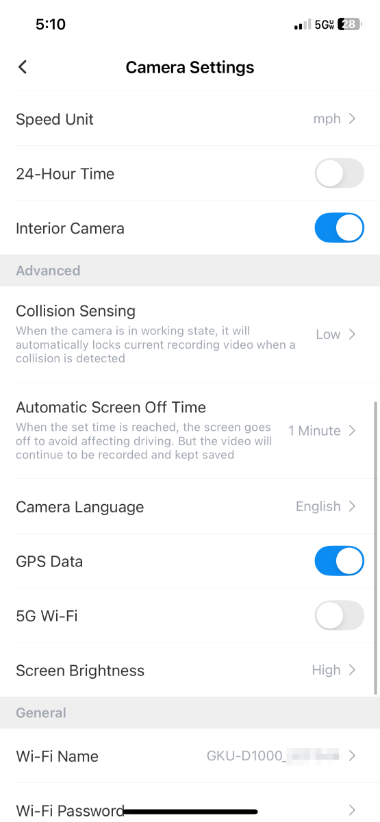 GKU D1000 4K Dashcam 26