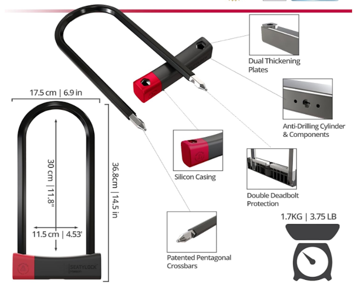 Mason 300 Bike Lock 8