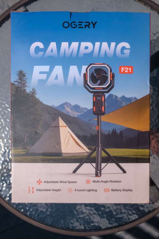 OGERY F21 Camping Fan 15