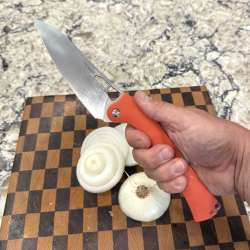 TACRAY Folding Kitchen Chef Knife review – An odd design that works surprisingly well!