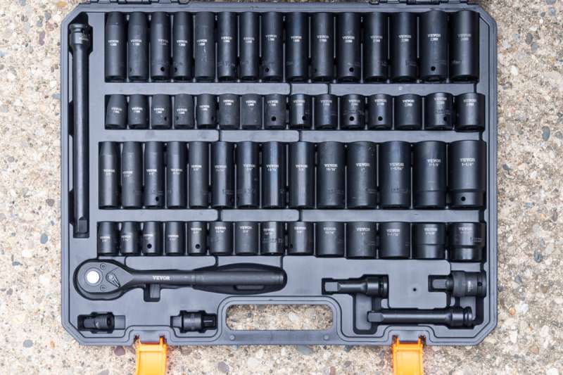 VEVOR 1/2" Drive Impact Socket Set review - Everything you need in one package! Vevor Impact 003