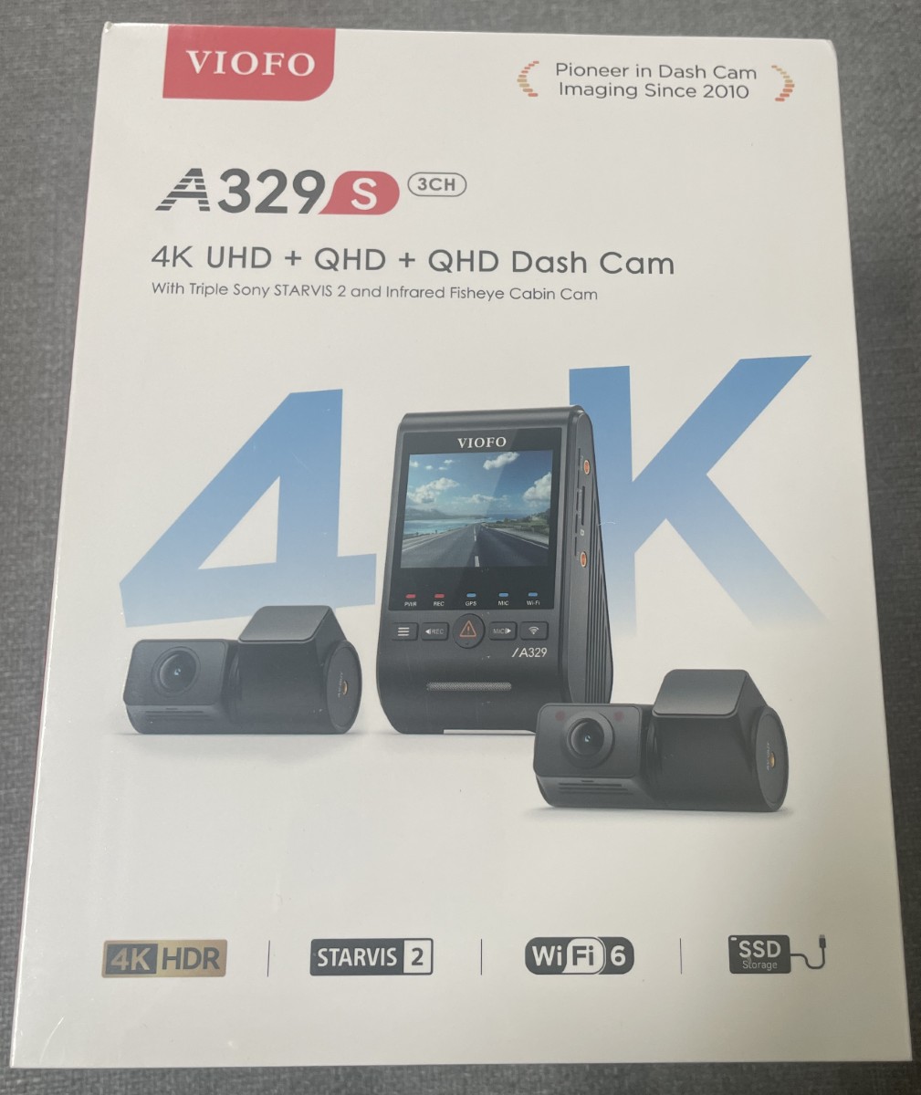 Viofo A329S 3 Channel Dash Cam 01