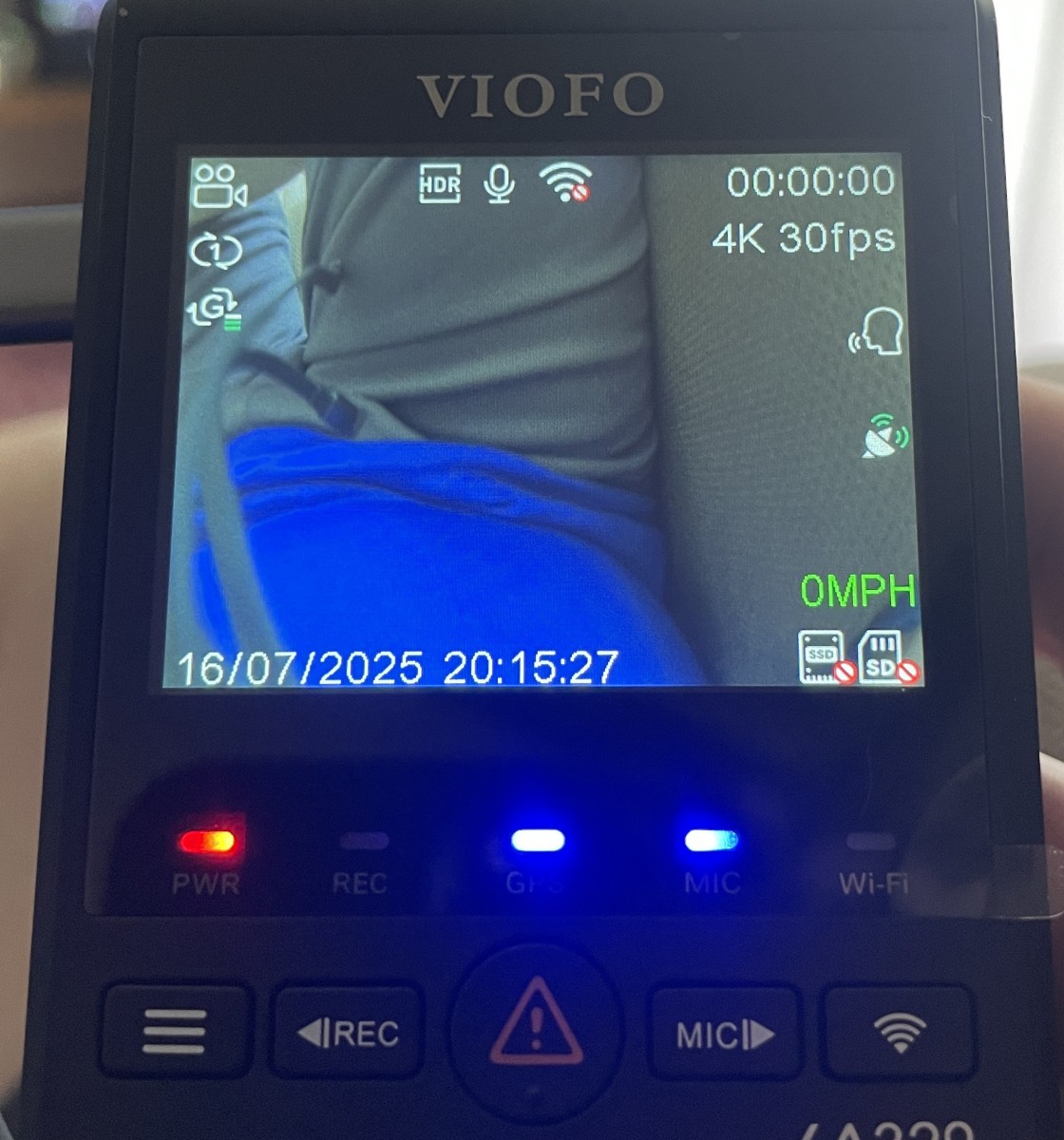 Viofo A329S 3 Channel Dash Cam 20