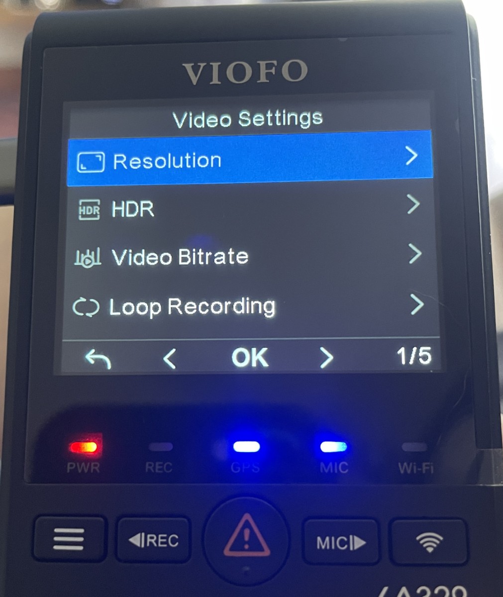 Viofo A329S 3 Channel Dash Cam 22