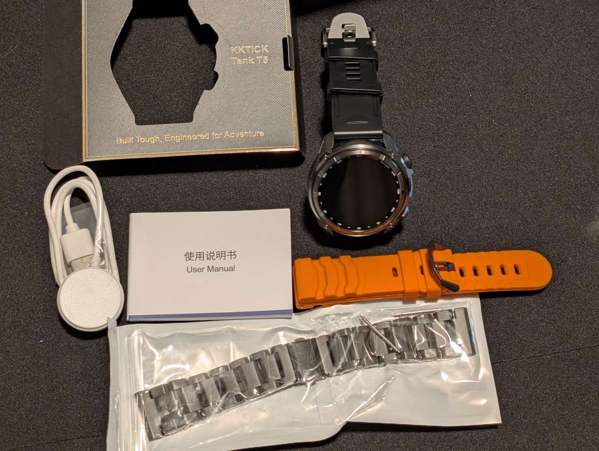 KKTICK TANK T5 Rugged Smartwatch 4