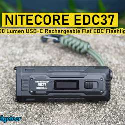 Nitecore EDC37 tactical flashlight review