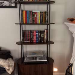 OHWILL 71 Inch Modern Bookshelf Bookcase and 40 Inch Sideboard Buffet Cabinet review – Light on materials.  Heavy on looks.