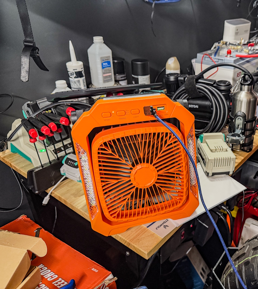 Qardoz Solar Fan 12