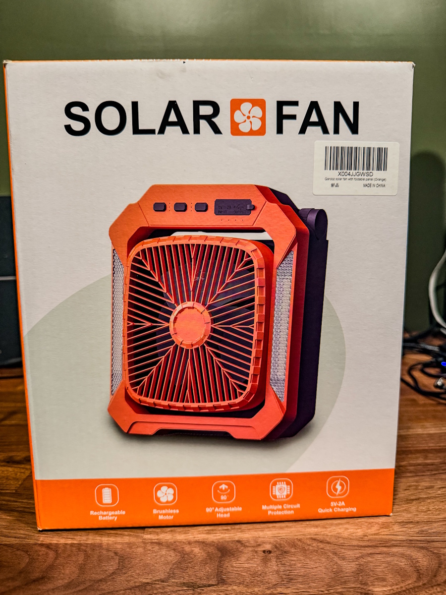 Qardoz Solar Fan 2