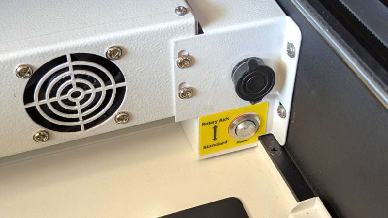 omtech polar lite 55w desktop co2 laser engraver cutter 06a