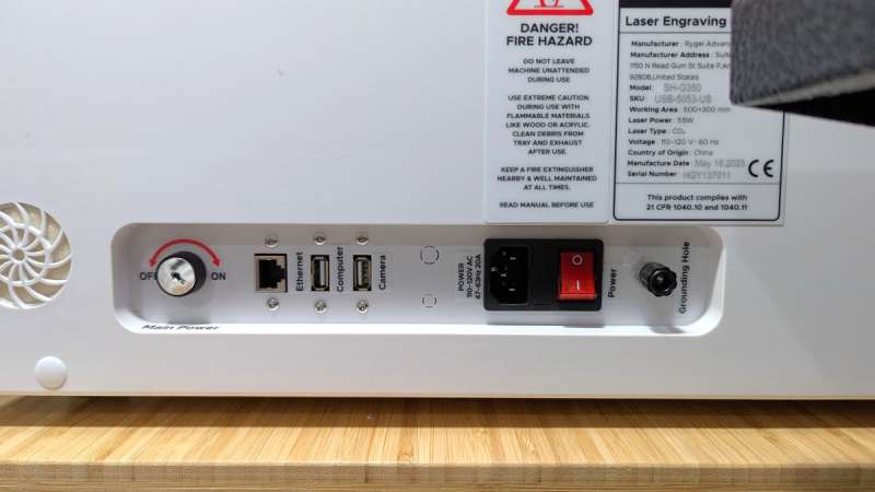 omtech polar lite 55w desktop co2 laser engraver cutter 07a