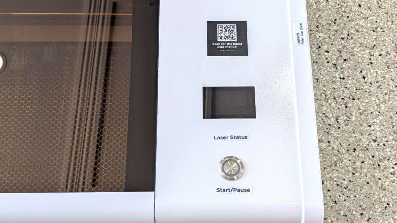 omtech polar lite 55w desktop co2 laser engraver cutter 09a