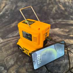 VAXCANZE 200W Power Inverter for Dewalt Batteries – a very portable, lightweight power station
