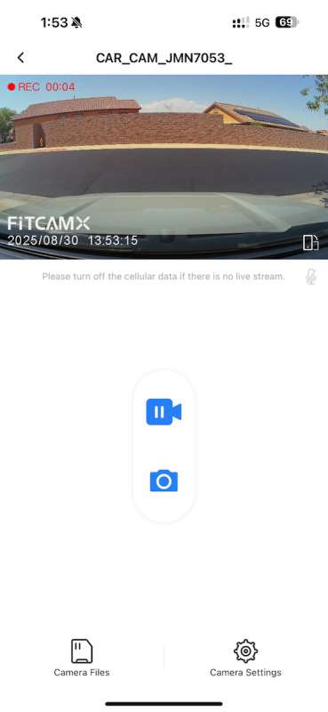 FITCAMX DashCam Maverick 13