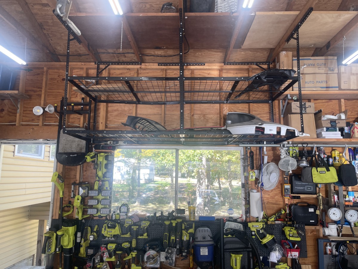 Fleximount GR38B 2T Overhead Garage Shelf 21