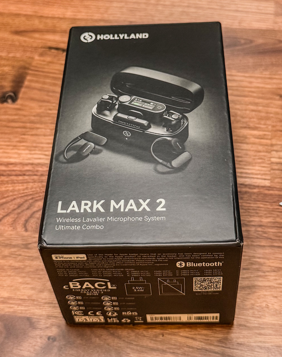 Hollyland Lark MAX 2 Wireless Microphone System For IPhone, Camera, Android - Ultimate Combo (Refurbished)