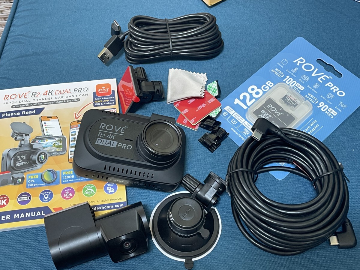 ROVE R2 4K Dual Pro Dash Cam 25
