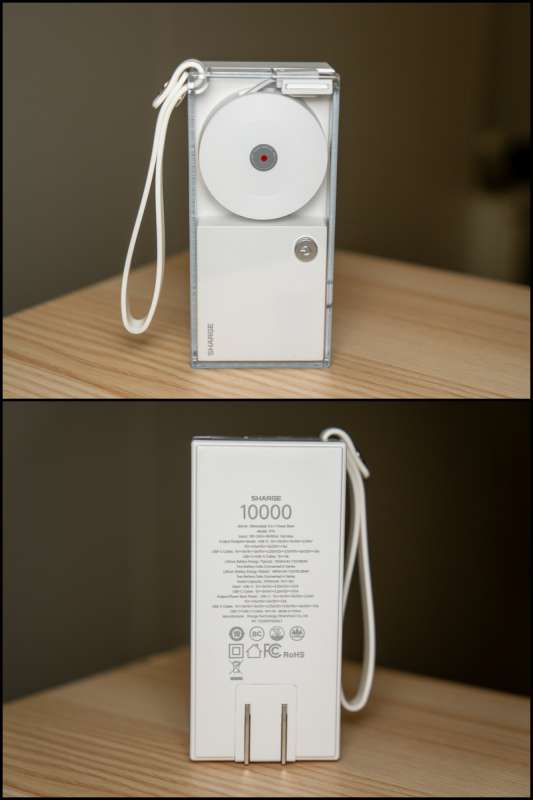 Sharge Retractable PowerBank 4