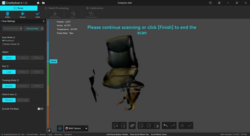 creality sermoon s1 3d scanner 87