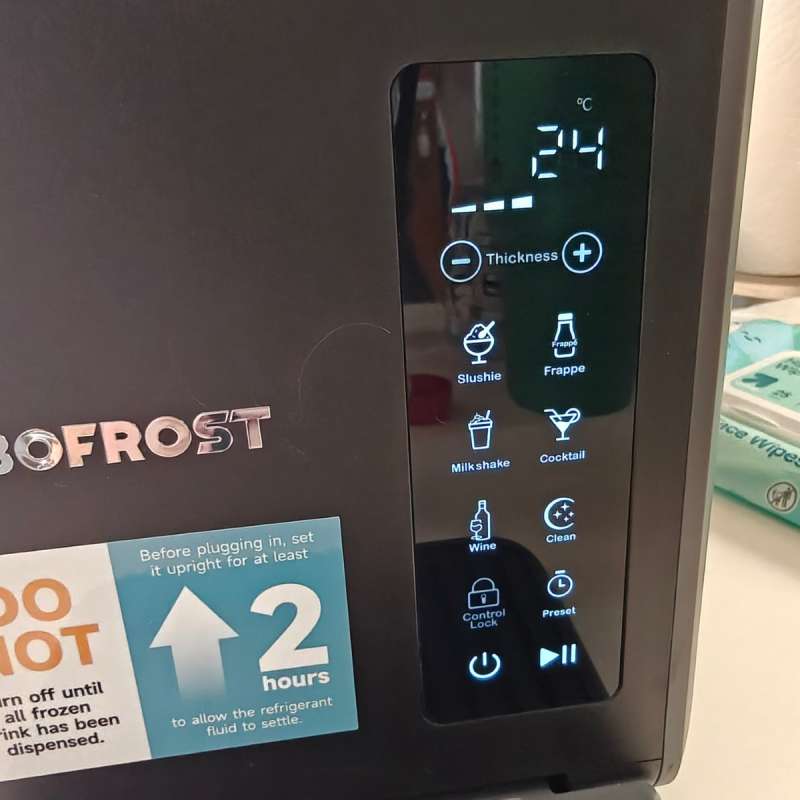 vibofrost slushie machine 10