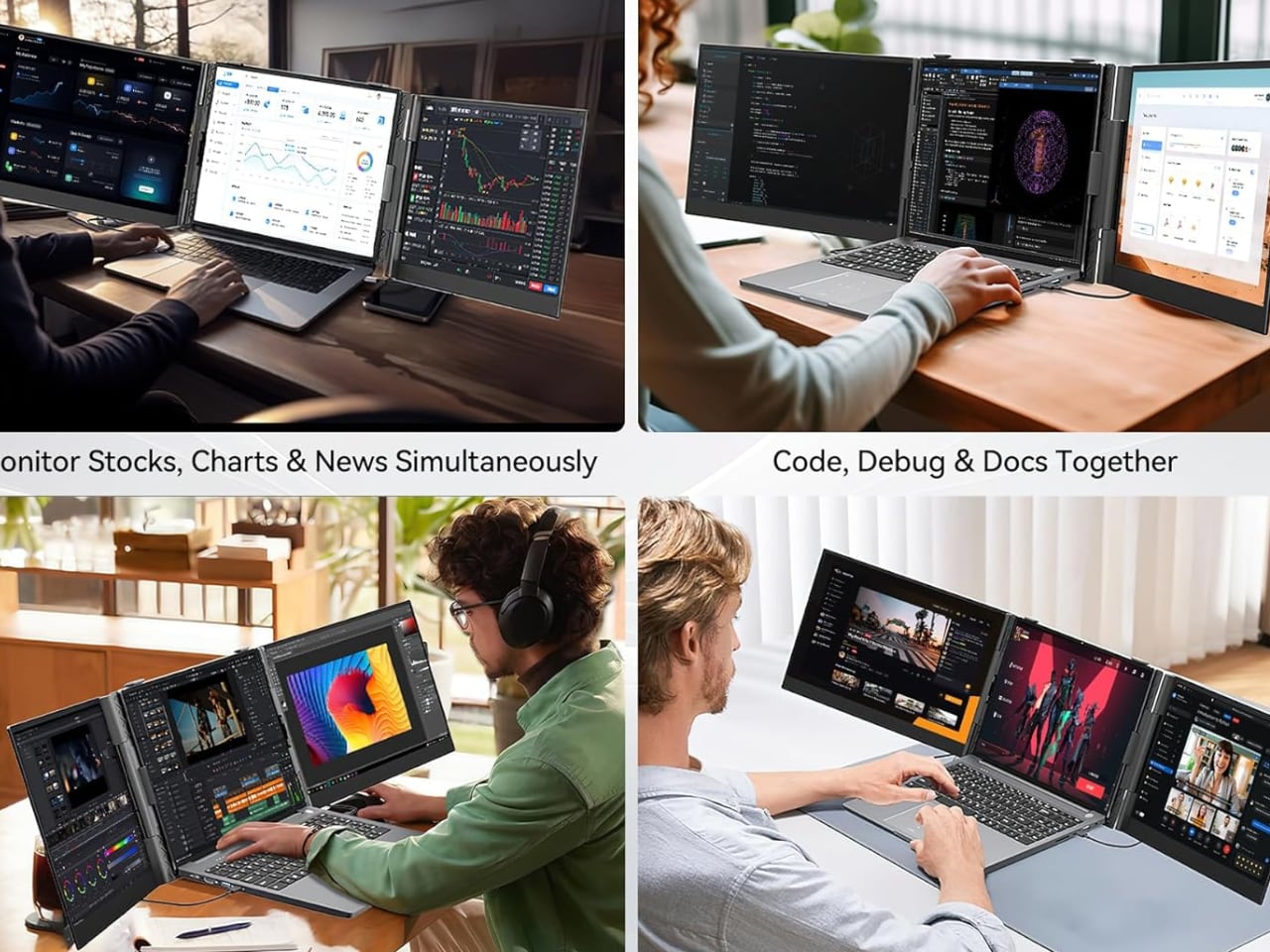 Blackview DCM6 Triple Laptop Screen Extender 2