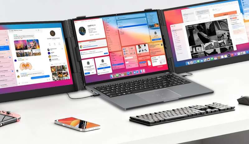 Blackview DCM6 Triple Laptop Screen Extender 3