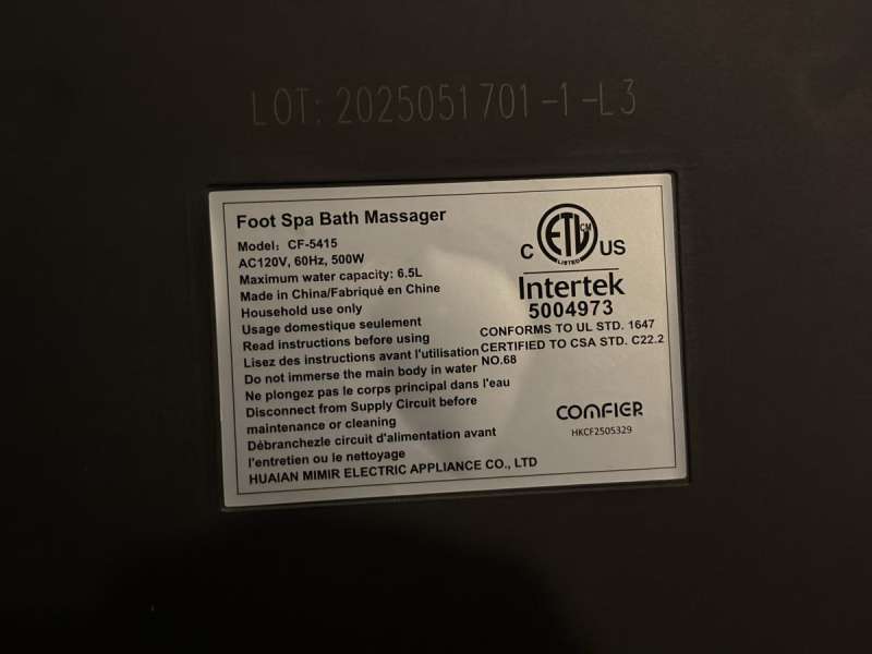 Comfier collapsiblefootspa 6