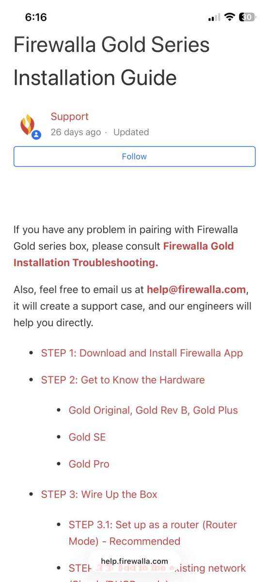 Firewalla Gold Pro Firewall and AP7 Access Point 16