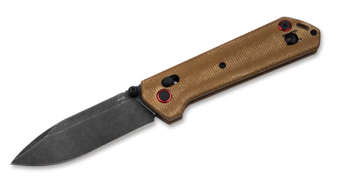 Kihon Tan Micarta Black Stonewash 1
