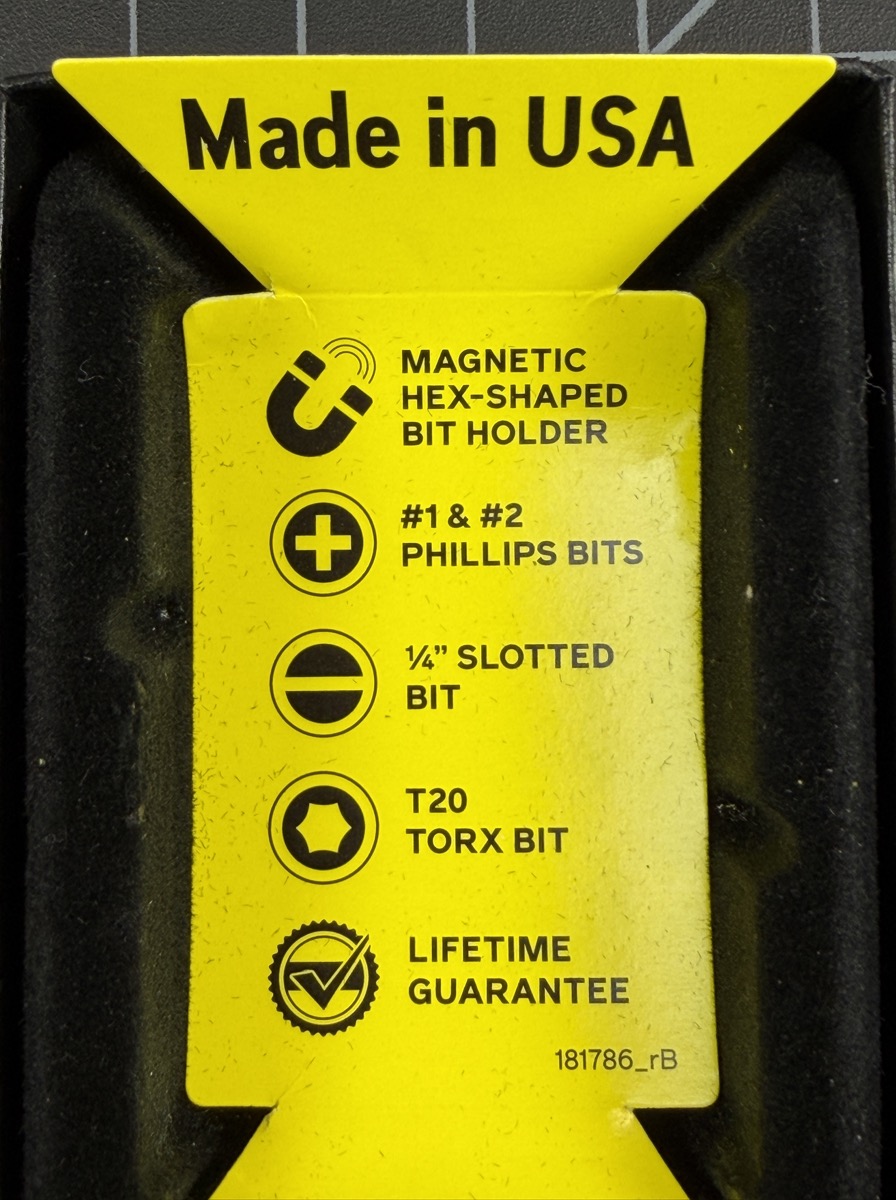 Zippo Bit Safe Screwdriver Insert 04