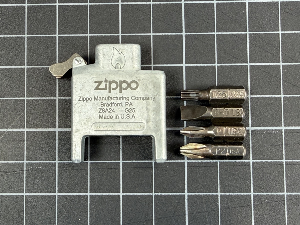 Zippo Bit Safe Screwdriver Insert 05