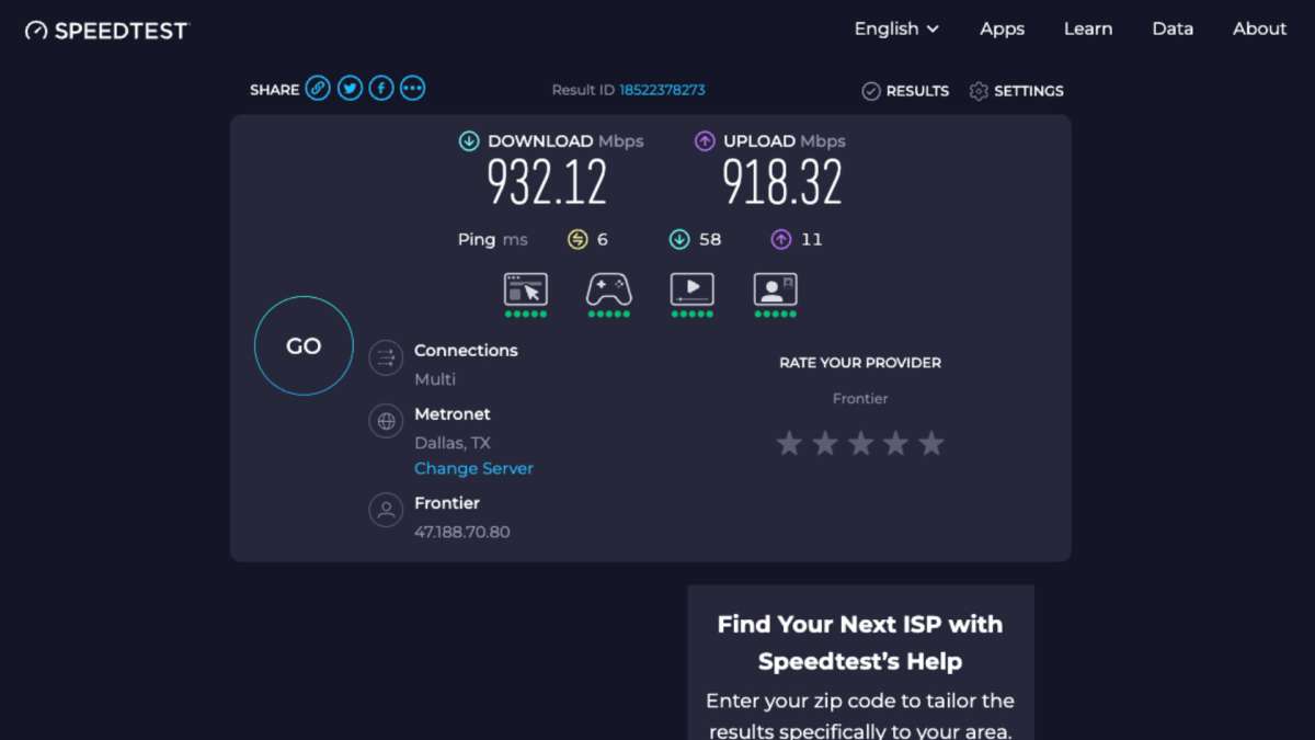 speedtest 1