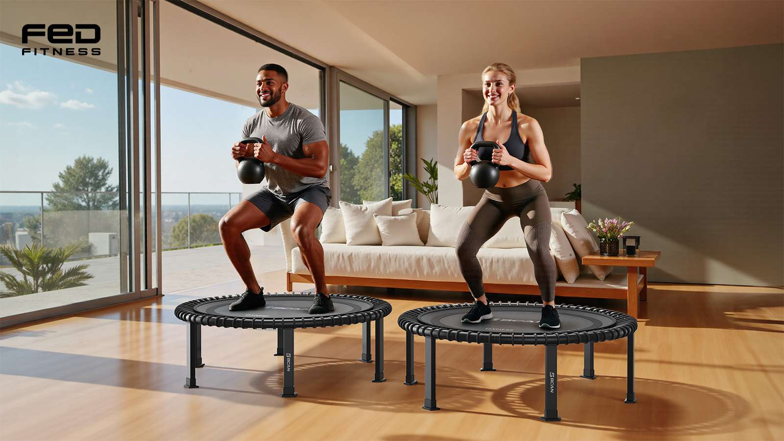 FED Fitness Bcan BT4 Trampoline