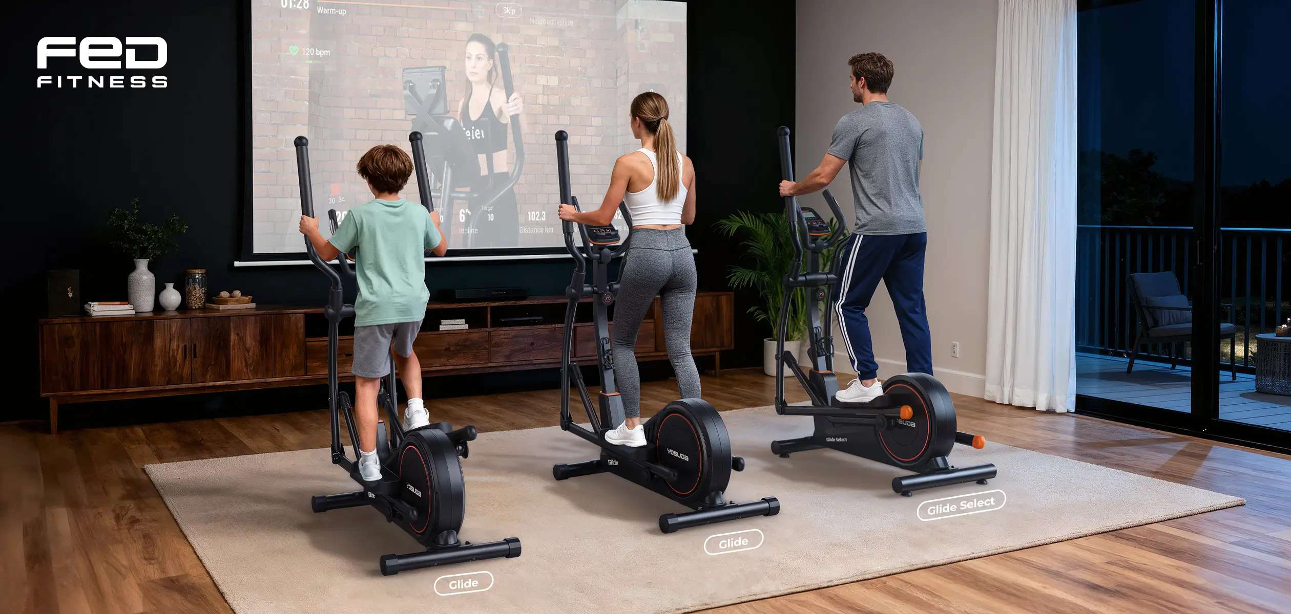 FED Fitness Yosuda EM1 Elliptical