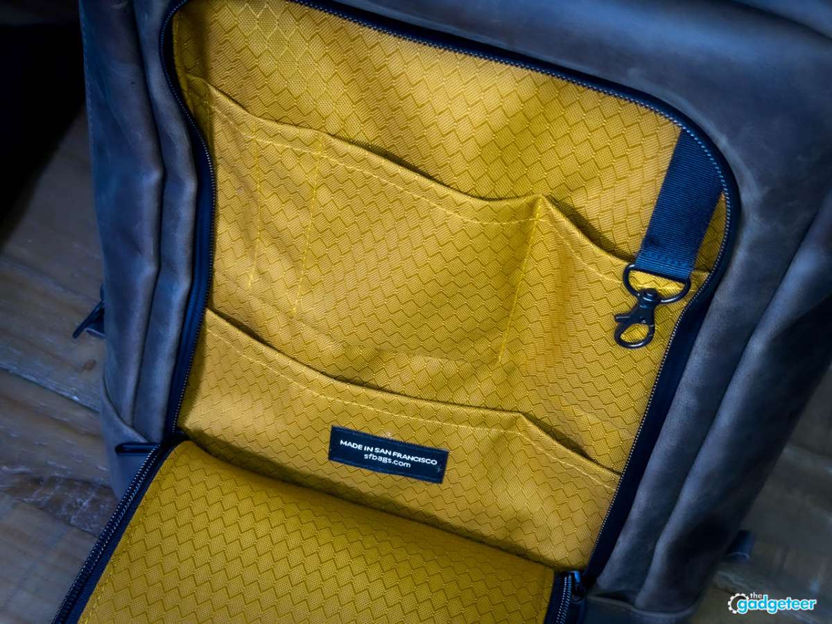 WaterField Bowery Leather Backpack Review the gadgeteer 22