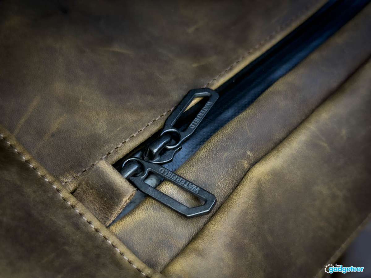 WaterField Bowery Leather Backpack Review the gadgeteer 25