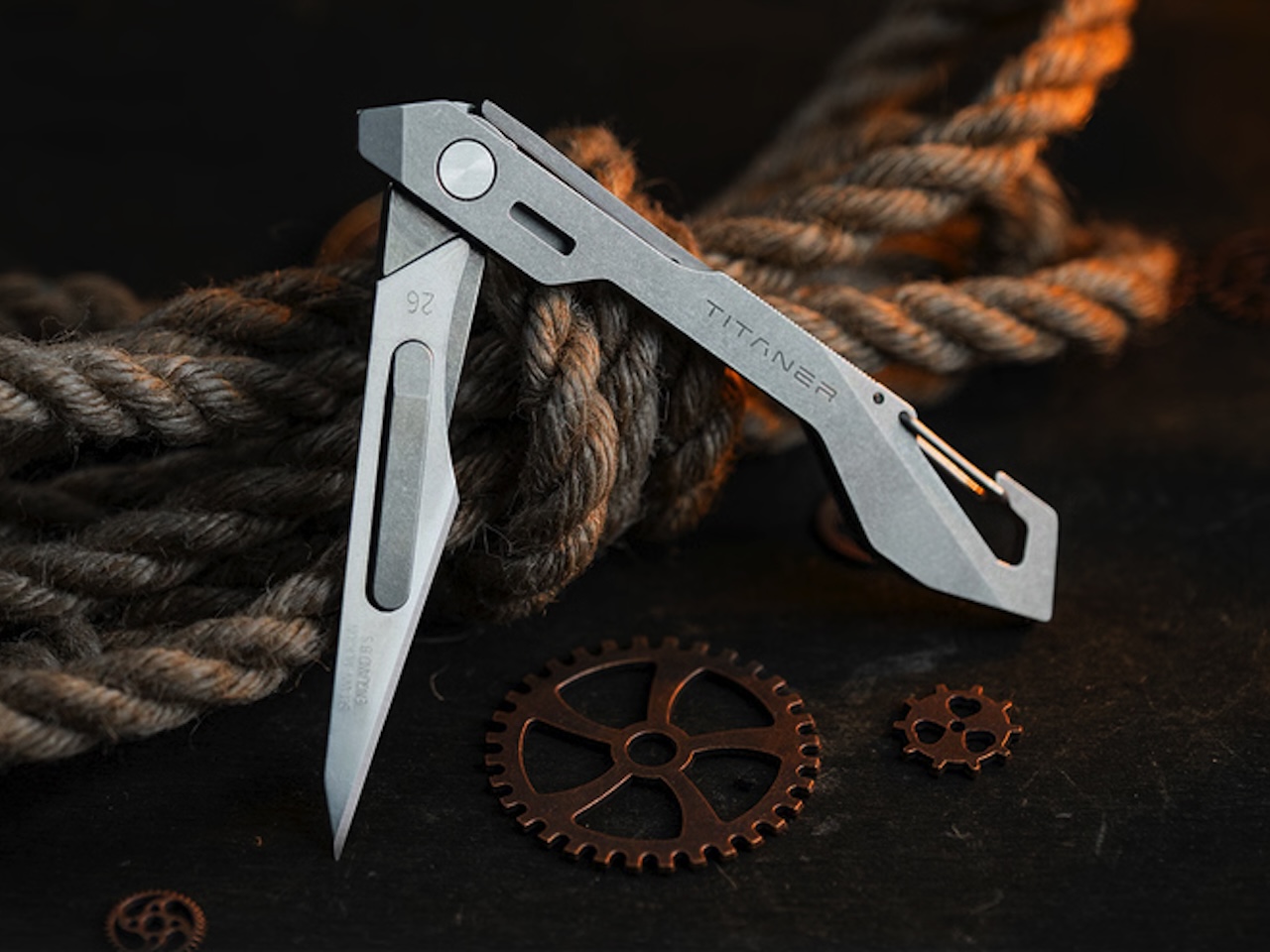 7 Multi-Tools That Actually Fit on a Keychain - Titaner Shrike The 5-in-1 Keychain Multi-Tool Knife
