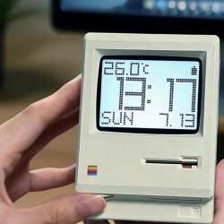 ANTPO Maclock WB-8 Retro Pixel Alarm Clock Cute Retro