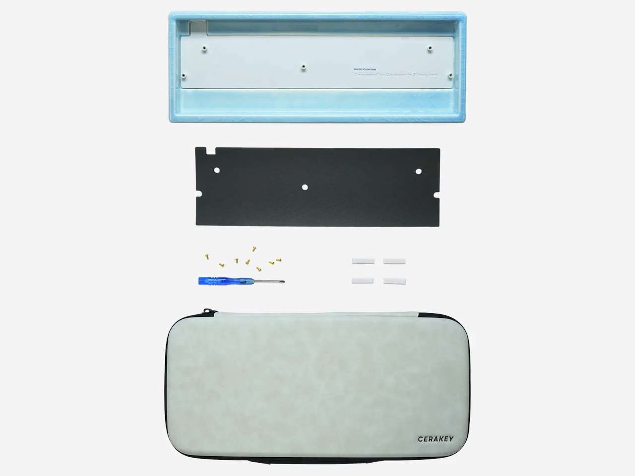 Cerakey Peak 60 Ceramic Keyboard Case Kit Whats Inside